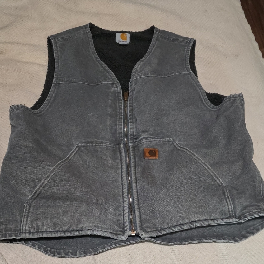 Carhartt Charcoal Sleeveless Vest